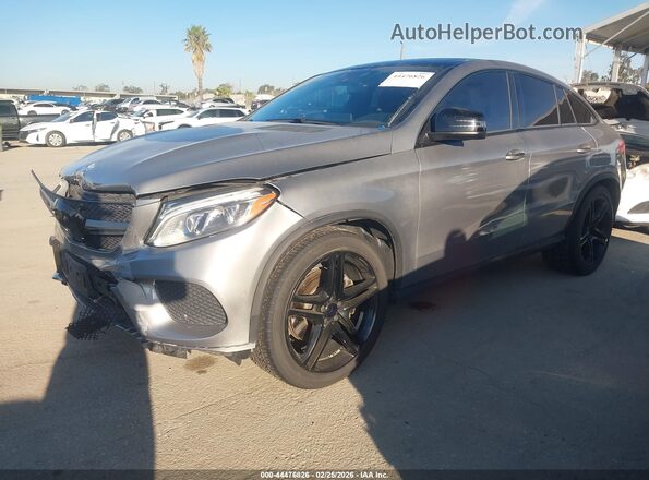 4JGED6EB4GA037219 2016 MERCEDES-BENZ GLE 450 AMG COUPE Серый Передняя левая четверть
