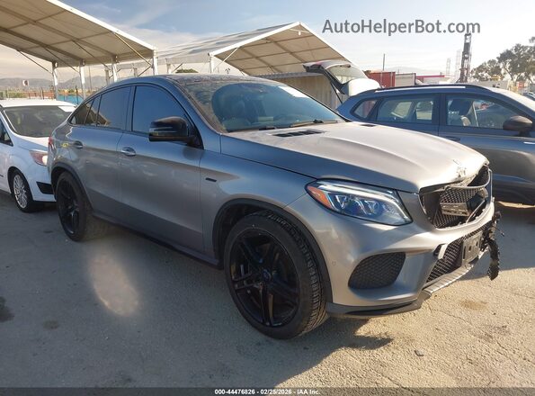 4JGED6EB4GA037219 2016 MERCEDES-BENZ GLE 450 AMG COUPE Серый Передняя правая четверть