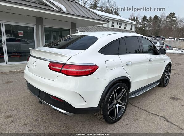 4JGED6EB4GA046521 2016 MERCEDES-BENZ GLE 450 AMG COUPE Белый Задняя правая четверть