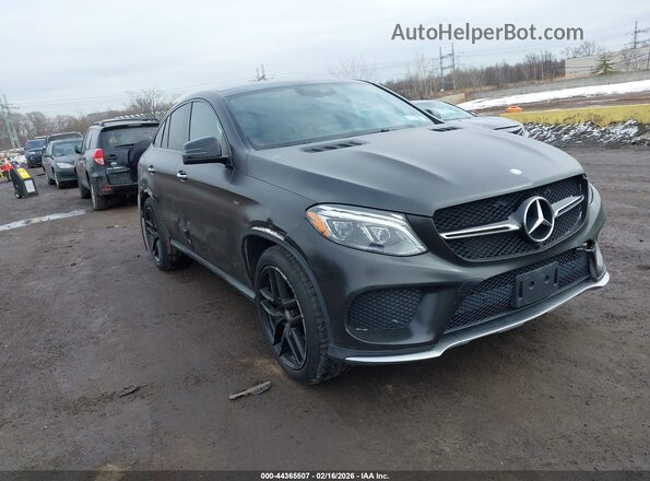 4JGED6EB8GA026143 2016 MERCEDES-BENZ GLE 450 AMG COUPE Black Przód prawy