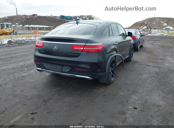 4JGED6EB8GA026143 2016 MERCEDES-BENZ GLE 450 AMG COUPE Black Tył prawy