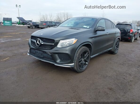 4JGED6EB8GA026143 2016 MERCEDES-BENZ GLE 450 AMG COUPE Black Przód lewy