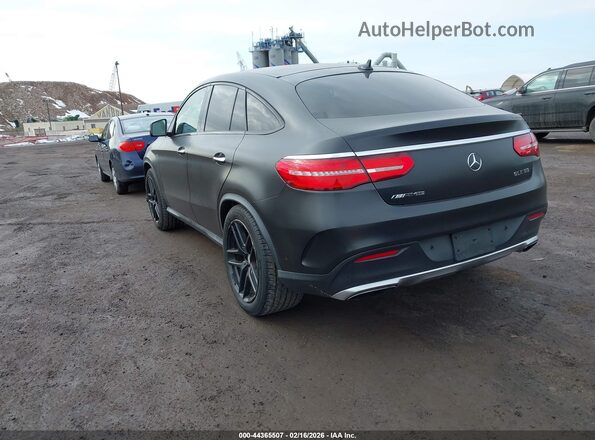 4JGED6EB8GA026143 2016 MERCEDES-BENZ GLE 450 AMG COUPE Black Tył lewy