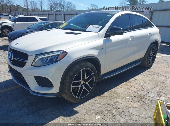 4JGED6EB8GA048756 2016 MERCEDES-BENZ GLE 450 AMG COUPE Белый Передняя левая четверть