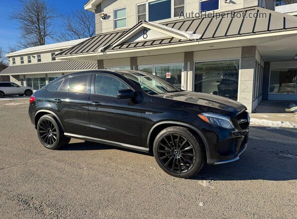 4JGED6EB9JA103111 2018 MERCEDES-BENZ GLE Черный Передняя левая четверть