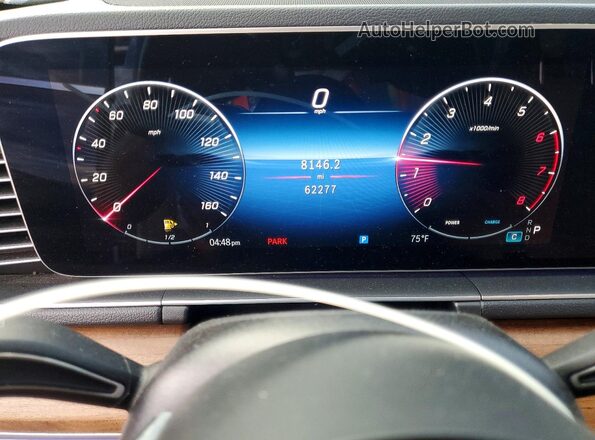 4JGFB4FB3RB133143 2024 MERCEDES-BENZ GLE Blue Vista del cuadro de instrumentos