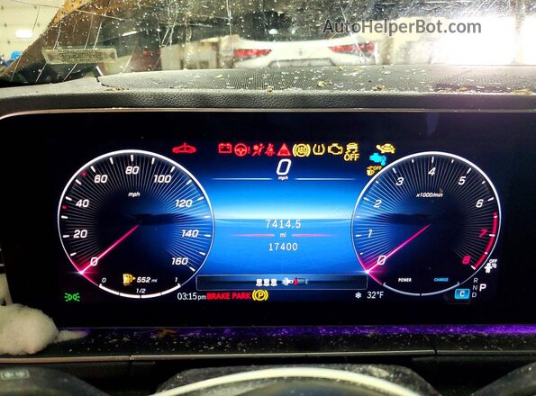 4JGFB4FB5SB479507 2025 MERCEDES-BENZ GLE Black Widok zestawu wskaźników