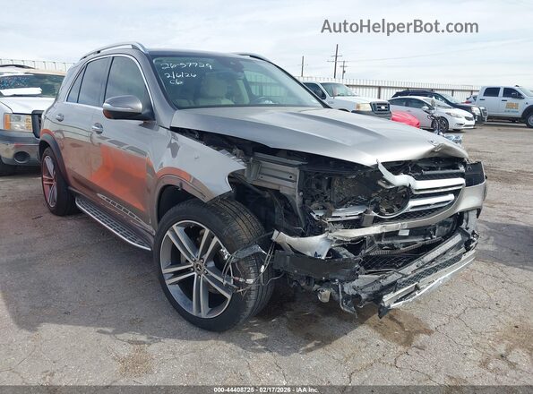 4JGFB4JB5NA686318 2022 MERCEDES-BENZ GLE 350 Champagne Передня права чверть