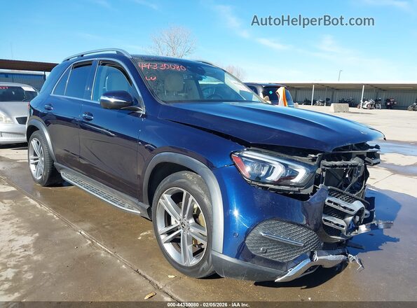4JGFB4JB7NA583384 2022 MERCEDES-BENZ GLE 350 Dark Blue Delantero derecho