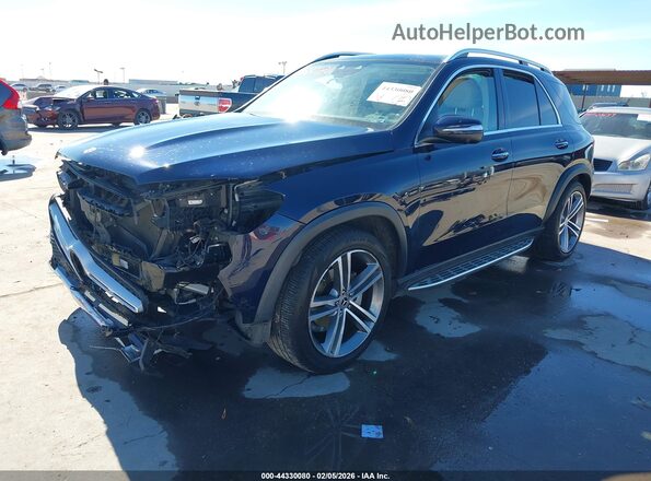 4JGFB4JB7NA583384 2022 MERCEDES-BENZ GLE 350 Dark Blue Vista tres cuartos delantera izquierda