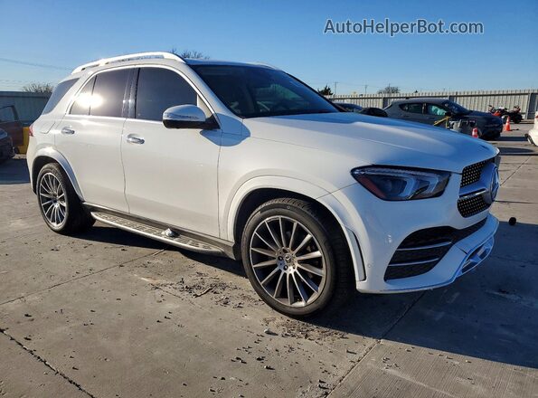 4JGFB4JB9MA383816 2021 MERCEDES-BENZ GLE Белый Передняя правая четверть