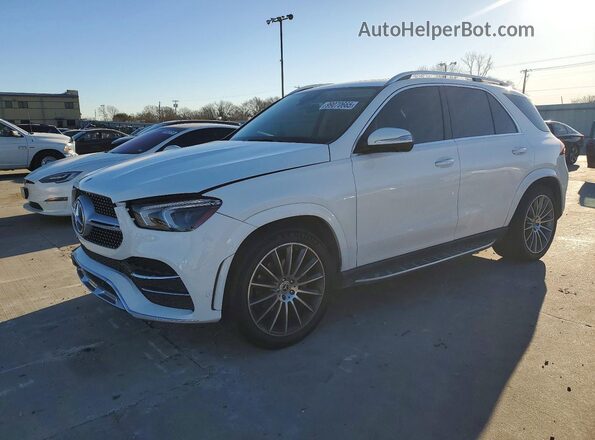 4JGFB4JB9MA383816 2021 MERCEDES-BENZ GLE Белый Передняя левая четверть