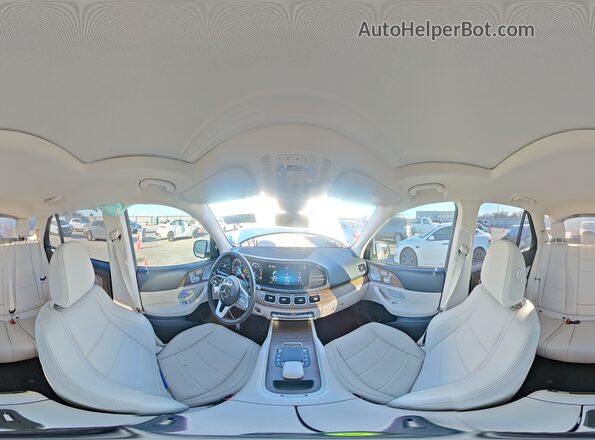4JGFB4JB9MA383816 2021 MERCEDES-BENZ GLE Белый Панорамный вид салона 360°