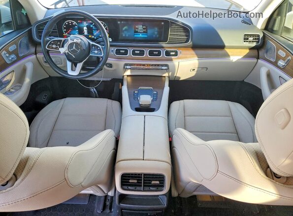 4JGFB4JB9MA383816 2021 MERCEDES-BENZ GLE Белый Вид панели приборов
