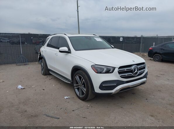 4JGFB4JBXMA407217 2021 MERCEDES-BENZ GLE 350 White Передня права чверть