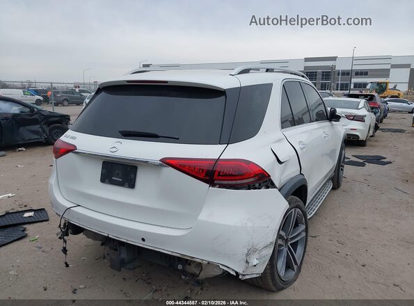 4JGFB4JBXMA407217 2021 MERCEDES-BENZ GLE 350 White Задня права чверть