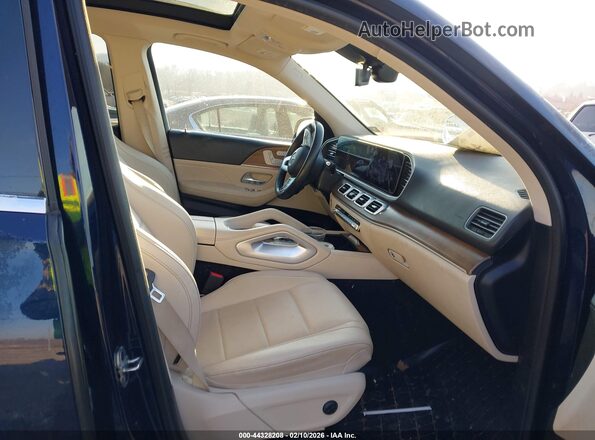 4JGFB4KB1NA717370 2022 MERCEDES-BENZ GLE 350 Dark Blue Вид салона спереди