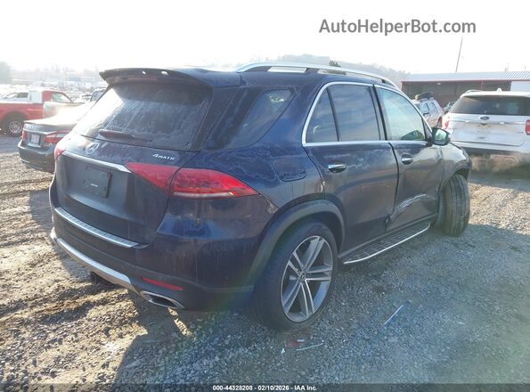 4JGFB4KB1NA717370 2022 MERCEDES-BENZ GLE 350 Dark Blue Задняя правая четверть
