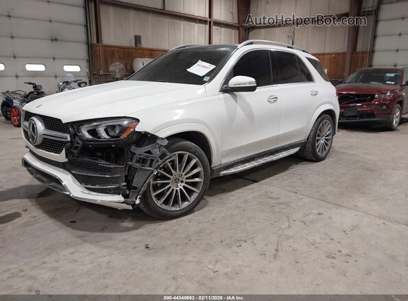 4JGFB4KB4MA423735 2021 MERCEDES-BENZ GLE 350 White Առջևի ձախ երեք քառորդ տեսարան