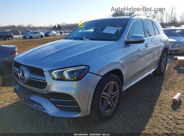 4JGFB4KB8MA417114 2021 MERCEDES-BENZ GLE 350 Silver Przód lewy
