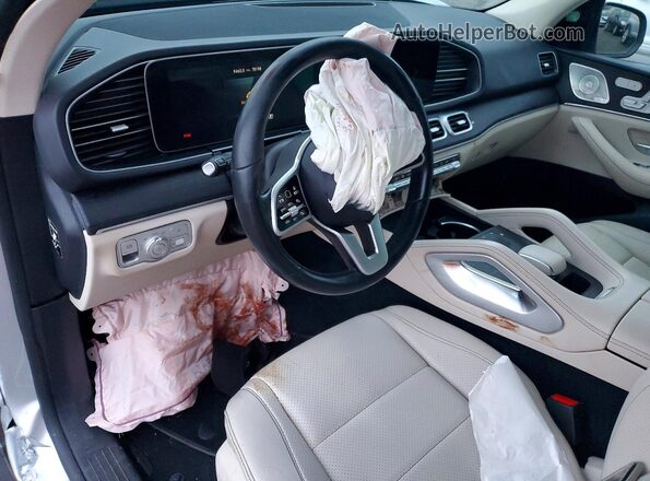 4JGFB4KE4MA456857 2021 MERCEDES-BENZ GLE Серебряный Вид панели приборов
