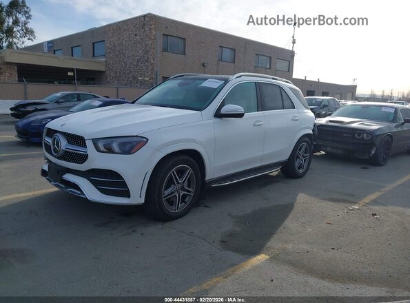 4JGFB4KE7MA391471 2021 MERCEDES-BENZ GLE 350 Белый Передняя левая четверть