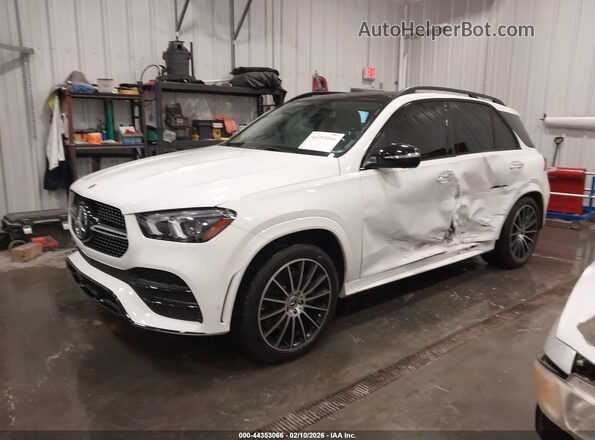 4JGFB5KB7MA561064 2021 MERCEDES-BENZ GLE 450 Белый Передняя левая четверть