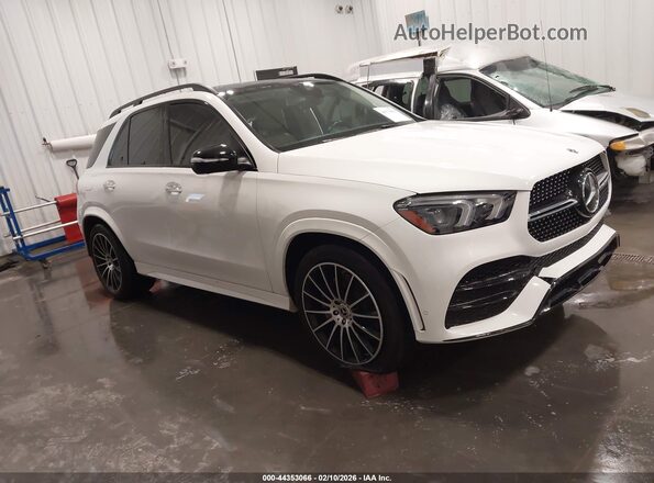 4JGFB5KB7MA561064 2021 MERCEDES-BENZ GLE 450 Белый Передняя правая четверть