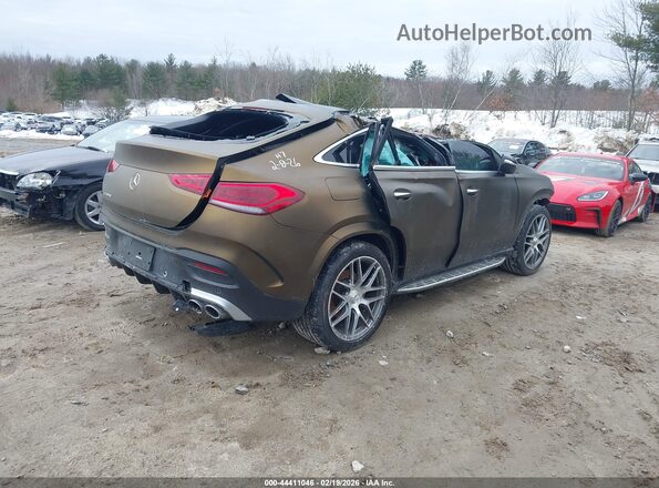 4JGFD6BB1MA480478 2021 MERCEDES-BENZ AMG GLE 53 COUPE Золотой Задняя правая четверть