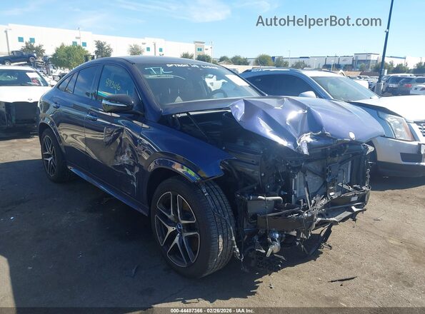 4JGFD6BB1RB004183 2024 MERCEDES-BENZ AMG GLE 53 COUPE Синий Панорамный вид салона 360°