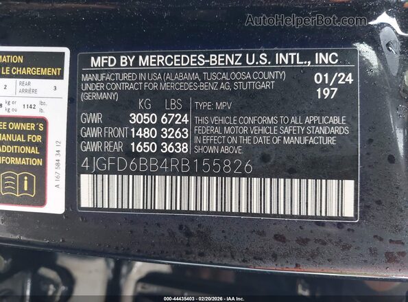 4JGFD6BB4RB155826 2024 MERCEDES-BENZ AMG GLE 53 COUPE Черный Вид подкапотного пространства