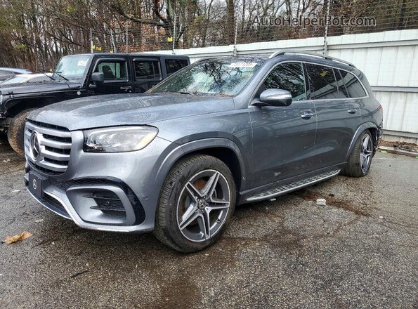 4JGFF5KE4RB117771 2024 MERCEDES-BENZ GLS Серый Передняя левая четверть