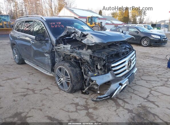 4JGFF5KEXRB101817 2024 MERCEDES-BENZ GLS 450 Серый Передняя правая четверть