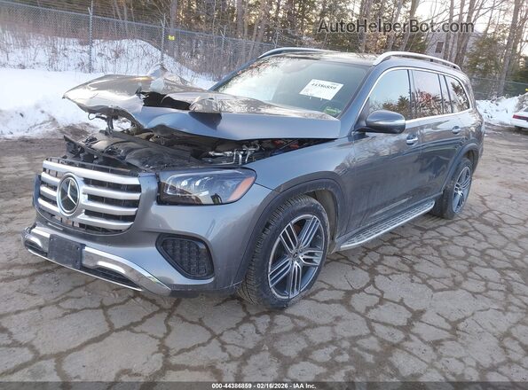 4JGFF5KEXRB101817 2024 MERCEDES-BENZ GLS 450 Серый Передняя левая четверть