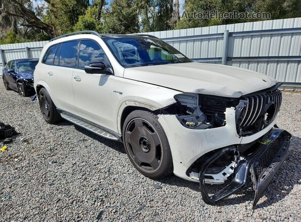 4JGFF8KE2MA212149 2021 MERCEDES-BENZ GLS White Передня права чверть