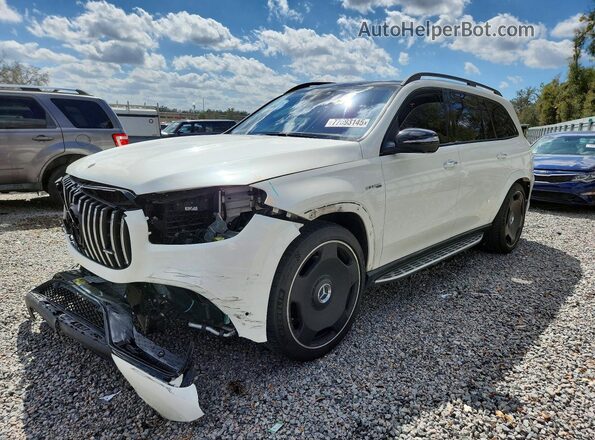 4JGFF8KE2MA212149 2021 MERCEDES-BENZ GLS White Передня ліва чверть