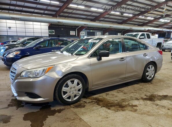 4S3BNAA62G3031441 2016 SUBARU LEGACY Beige Przód lewy