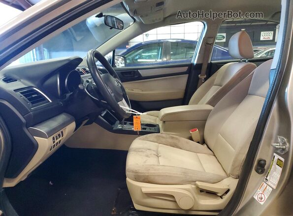 4S3BNAA62G3031441 2016 SUBARU LEGACY Beige Widok wnętrza z przodu