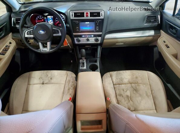 4S3BNAA62G3031441 2016 SUBARU LEGACY Beige Widok deski rozdzielczej