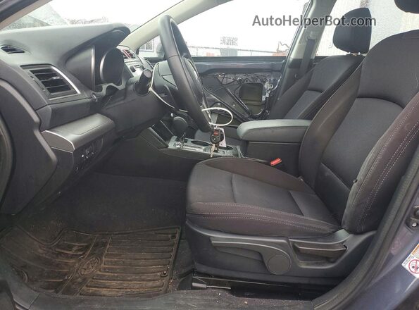 4S3BNAA66G3039204 2016 SUBARU LEGACY Синий Вид салона спереди