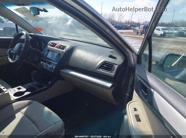 4S3BNAA6XH3030913 2017 SUBARU LEGACY Серый Вид салона спереди