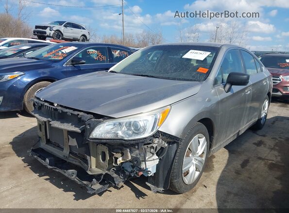 4S3BNAA6XH3030913 2017 SUBARU LEGACY Серый Передняя левая четверть