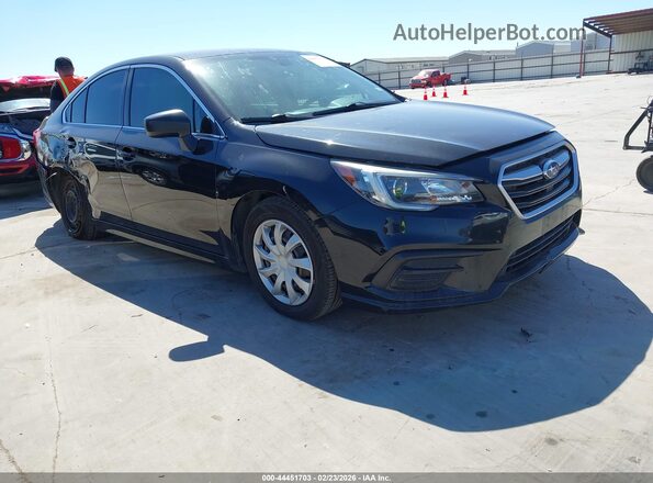 4S3BNAB6XK3040752 2019 SUBARU LEGACY Черный Передняя правая четверть
