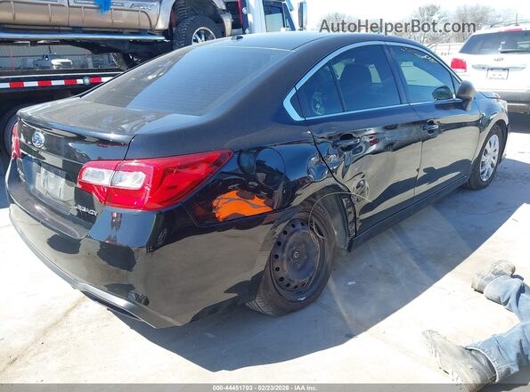 4S3BNAB6XK3040752 2019 SUBARU LEGACY Черный Задняя правая четверть