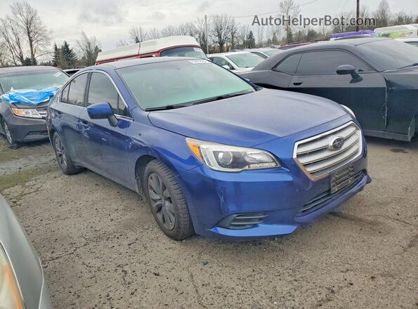 4S3BNAC65H3047857 2017 SUBARU LEGACY Синий Передняя правая четверть
