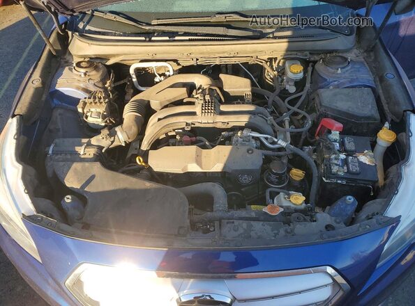 4S3BNAC65H3047857 2017 SUBARU LEGACY Синий Вид задней части салона