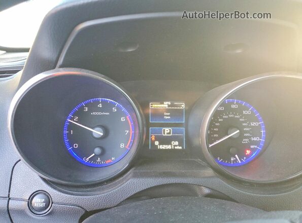 4S3BNAC65H3047857 2017 SUBARU LEGACY Синий Вид щитка приборов