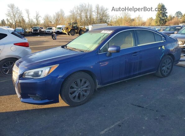 4S3BNAC65H3047857 2017 SUBARU LEGACY Синий Передняя левая четверть