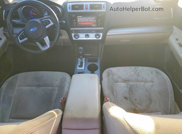 4S3BNAC65H3047857 2017 SUBARU LEGACY Синий Вид панели приборов