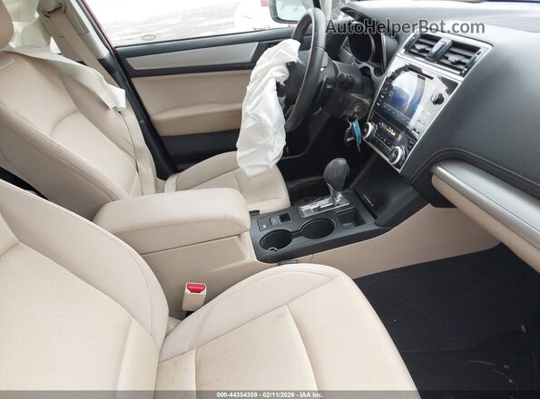 4S3BNAC65J3009244 2018 SUBARU LEGACY Red Widok wnętrza z przodu